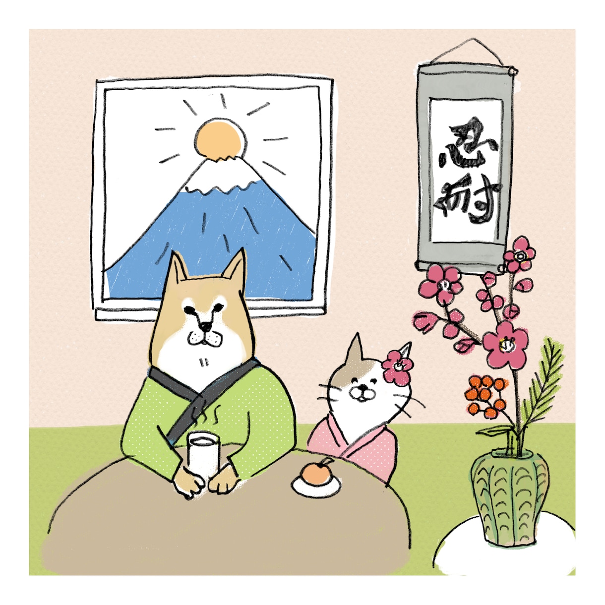 ペットを擬人化させた全身小物背景シーンで制作します 記念日やプレゼントなどにいかがですか？ イメージ6