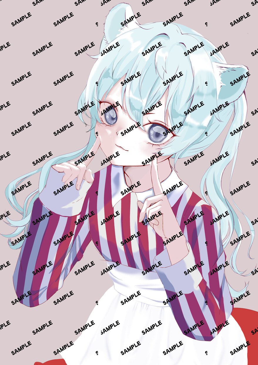 アイコンや一枚を描きます 可愛い感じの女の子を描きます。 イメージ3