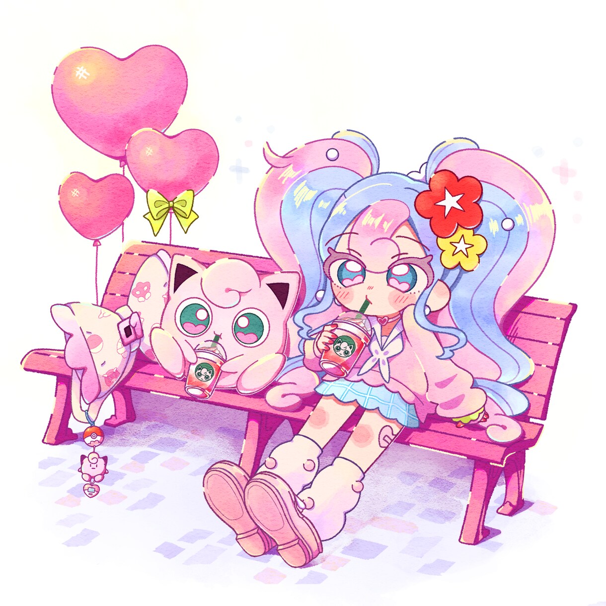 SD❁︎ミニキャラ︎❁﻿デフォルメイラスト描きます 動画やアイコン、グッズなどにどうぞ！全身描きます❀ イメージ1