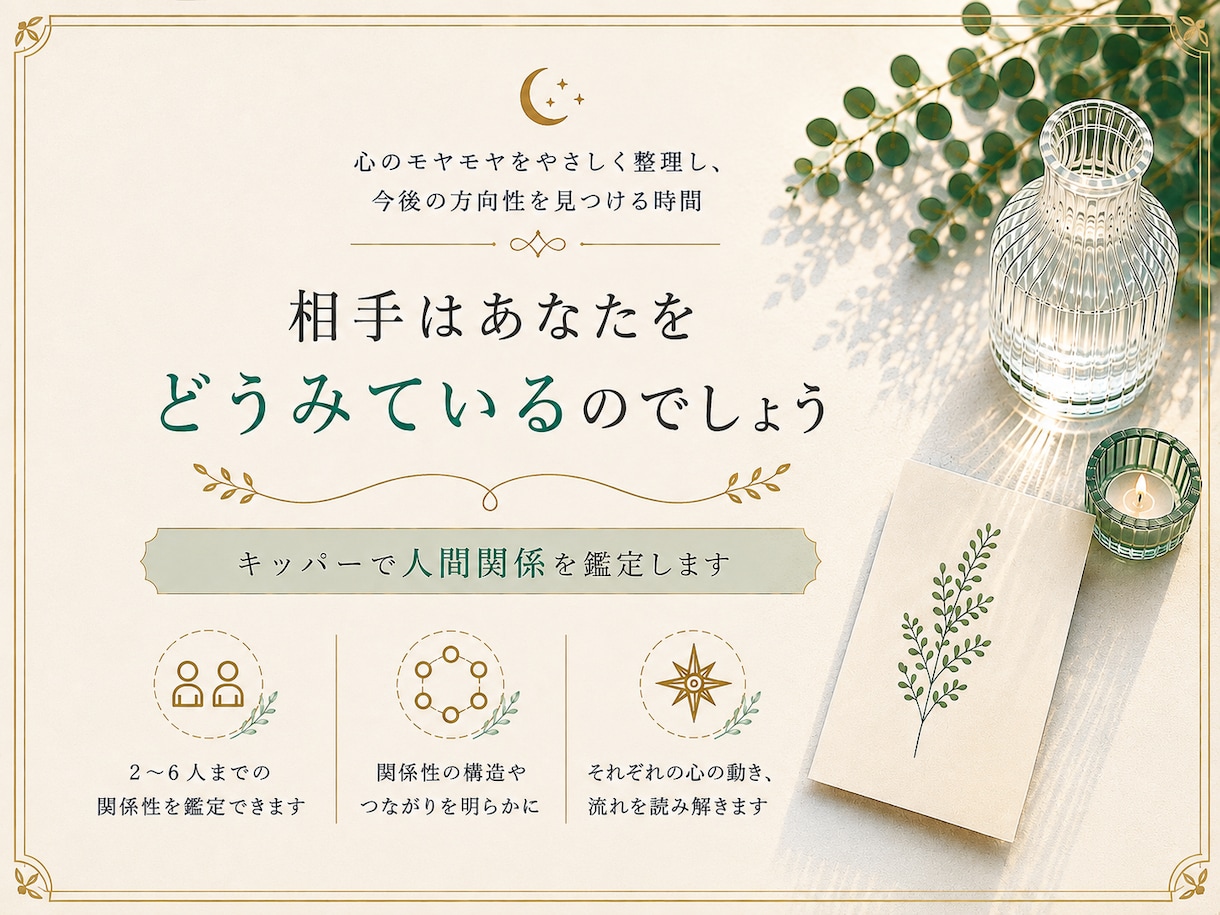 相互関係を読み解きます キッパーで複数人の関係性を読み解きます イメージ1