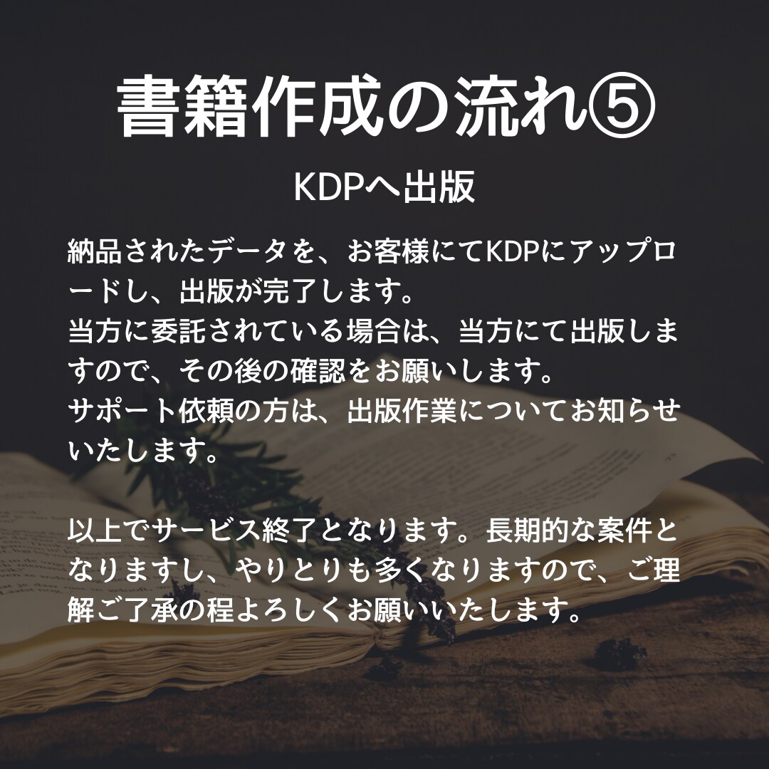 あなたの電子書籍出版をお手伝いします 夢の著者デビューへの第一歩をとことんサポートします！ イメージ6