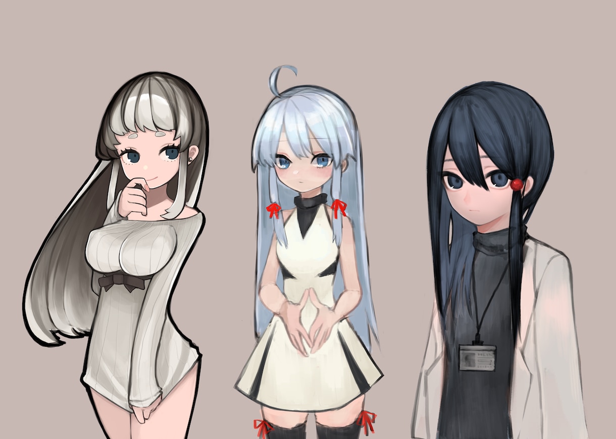 TRPGや動画用の立ち絵を安く★描きます 貴方だけの立ち絵をお求めの方へ★ イメージ3
