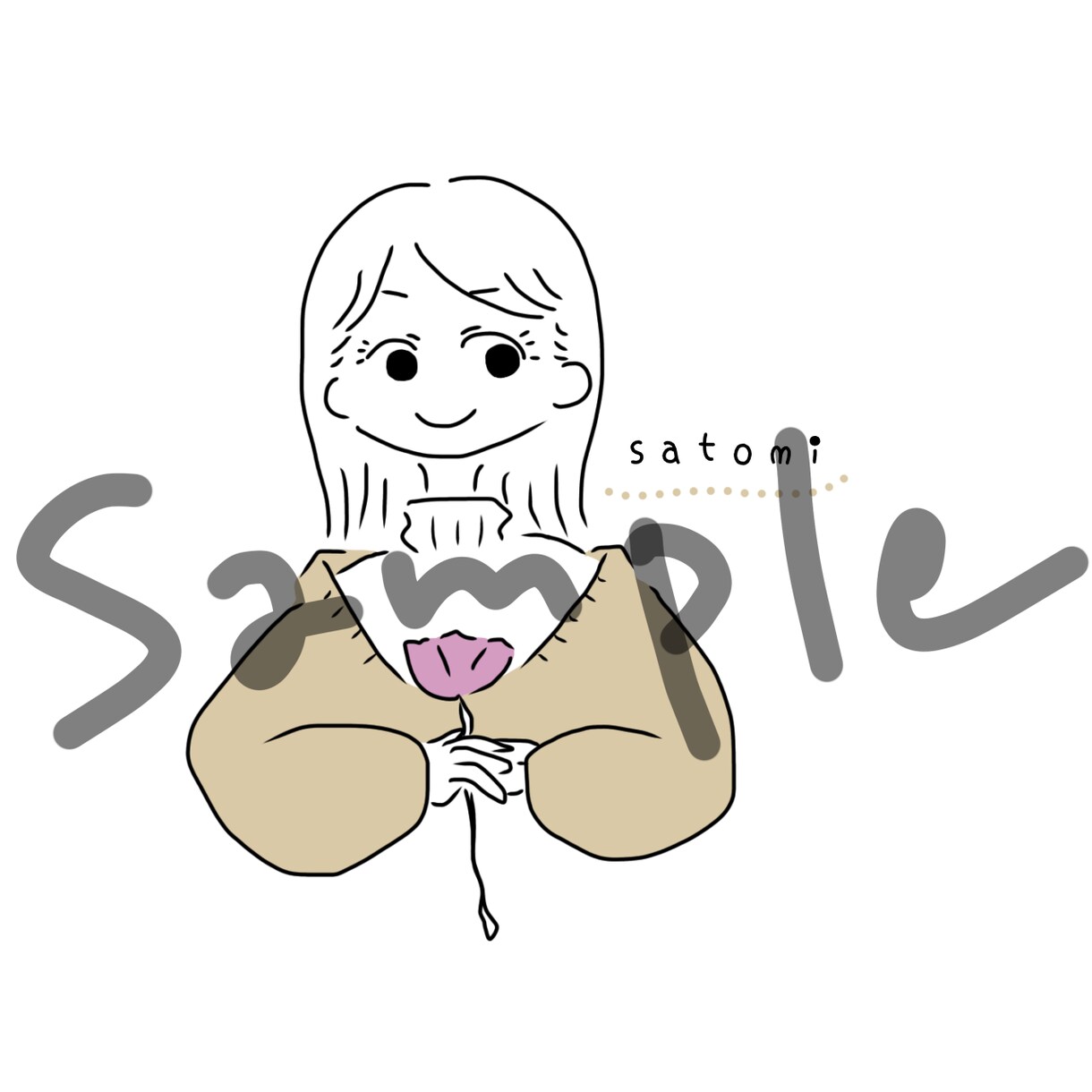 SNSで使用できるアイコン作ります ゆるゆるぽっぷアイコン作ります◎ イメージ7