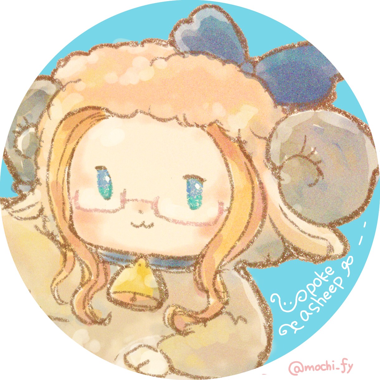 アイコンに最適！バストアップイラストを描きます 水彩画風で柔らかい印象の色使いがよいアイコンが得意です イメージ5