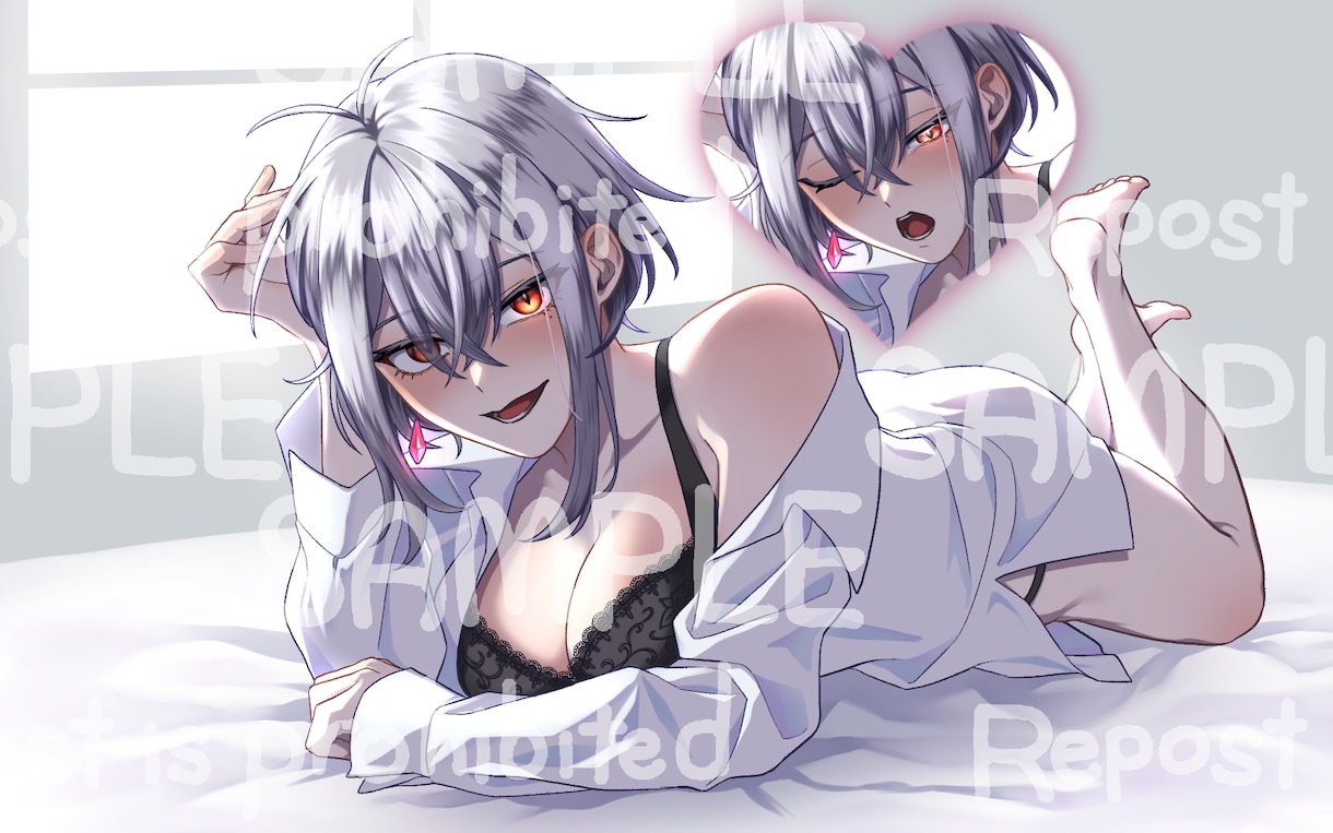 立ち絵から一枚絵まで！幅広く承ります 商用利用◎！配信活動や創作活動をする方に！ イメージ8