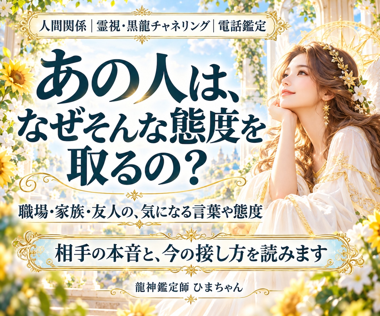 職場・家族・友人の本音と接し方を霊視します なぜその態度になったのか、相手の本音と接し方を読みます イメージ1
