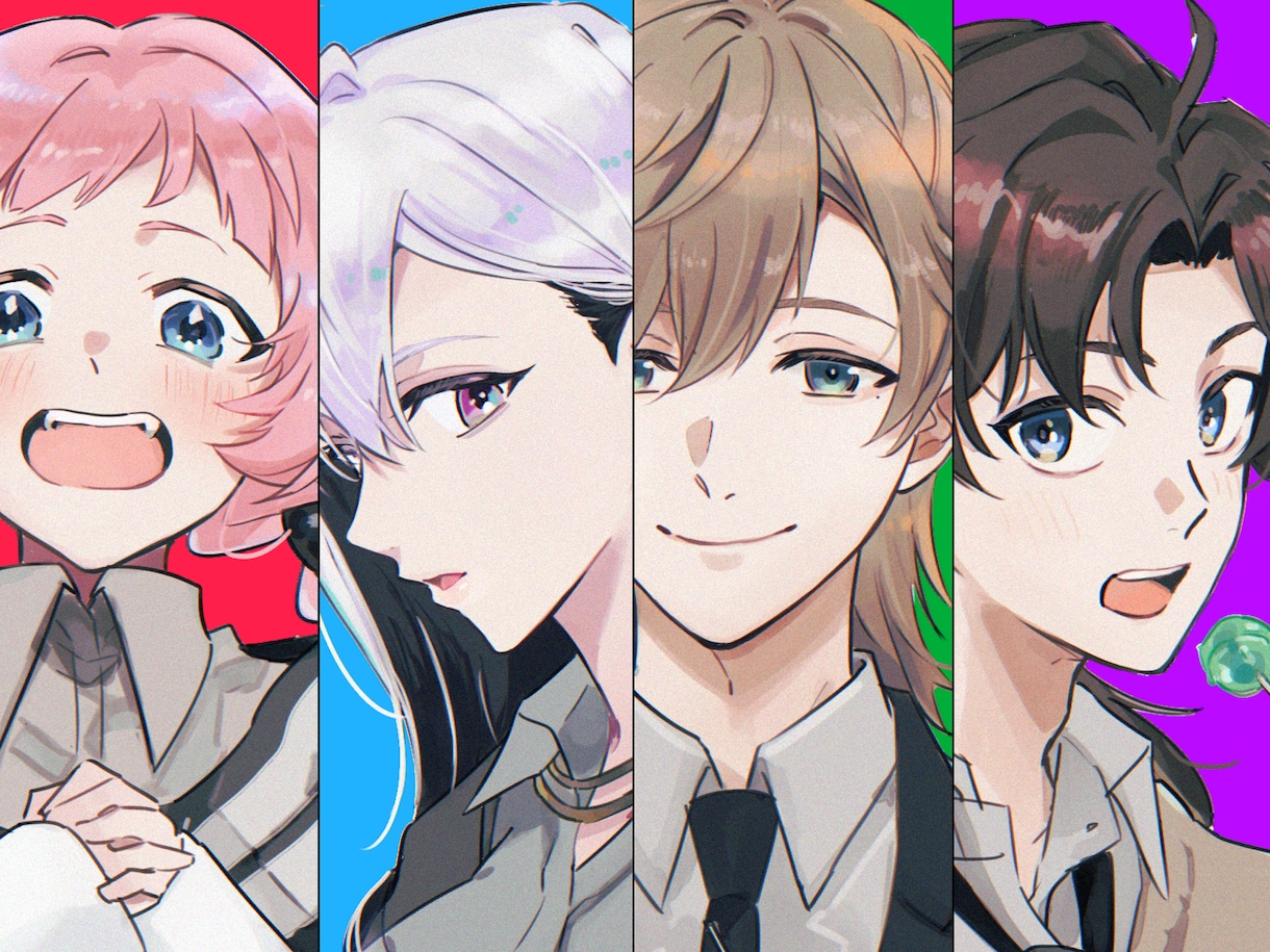表情豊かなキャライラストの制作承ります 柔らかい色表現の一枚絵、立ち絵、SDデフォルメなど イメージ1
