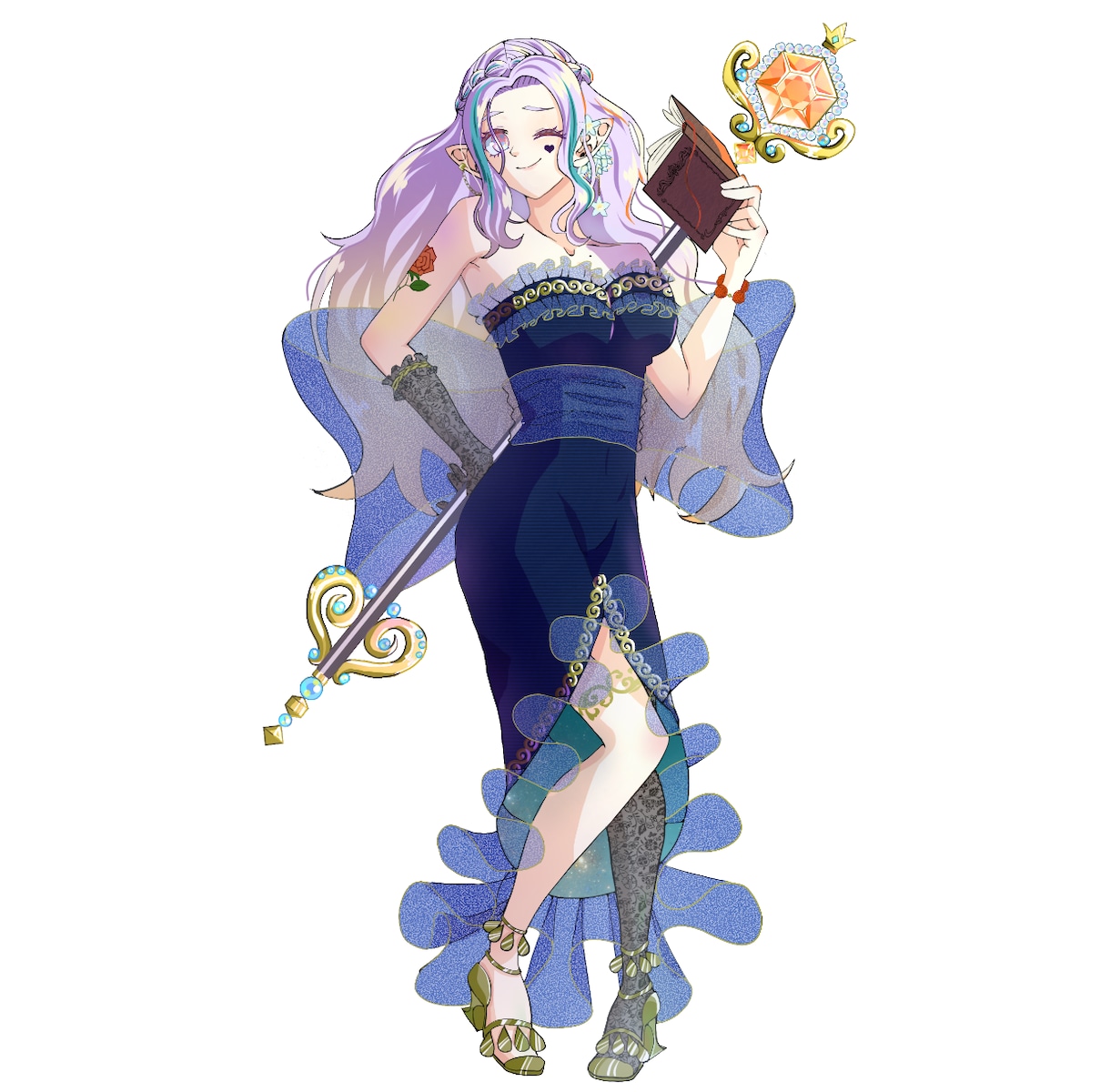 キービジュアルを制作します Vtuber様、自分のアバターやキャラクターをお持ちの方 イメージ5