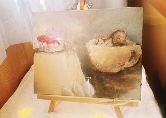 café油絵＊ペットokお気に入りをつめこみます ◯゜好きがあふれる癒しカフェ空間☕️ペットゆるく表現可能です イメージ1