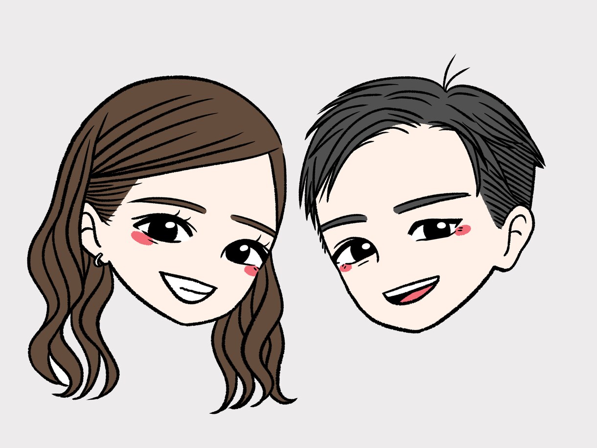 明るくポップな似顔絵/アイコンを描きます ◎リアルすぎない可愛いデフォルメ似顔絵◎ イメージ7