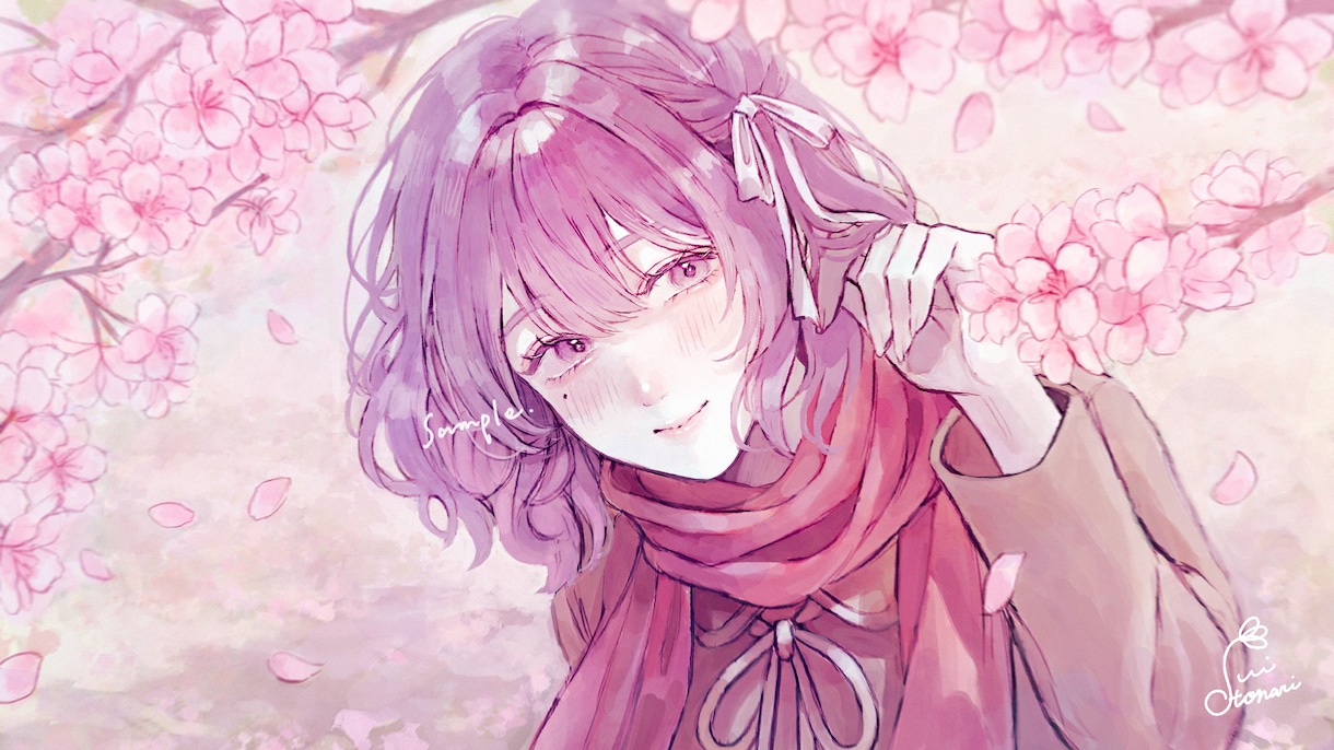 アナログ風で、きらきら艶感のあるイラストを描きます ご要望に合わせて作成します 1枚絵やアイコン・動画サムネに◎ イメージ2