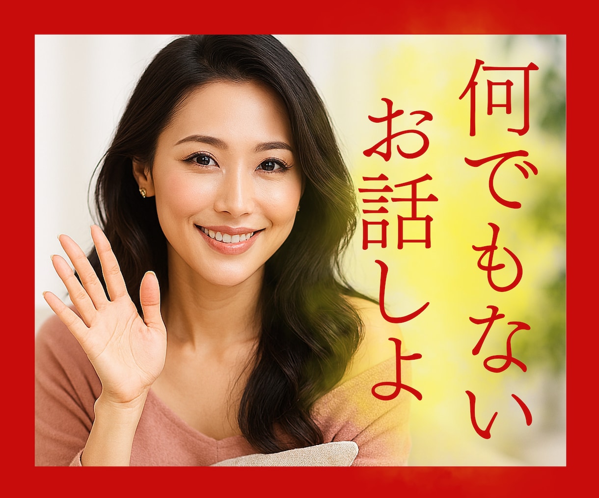 ありのままのアナタとお話したいな☘ゆったり話します 他愛ない話/つながりたい/なんとなく話したい/何でもお話 イメージ3
