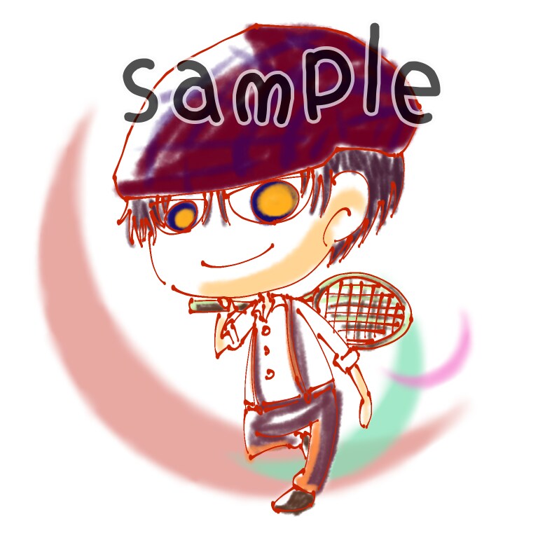 カジュアル&ポップなアイコンorヘッダー承ります インク線/鉛筆風色塗りのアイコン等を描きます。 イメージ2