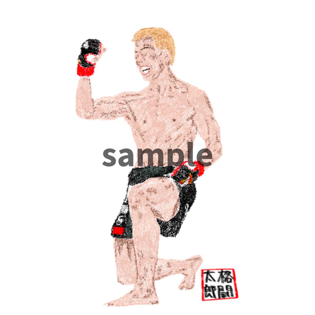 格闘太郎タッチで迫力あるイラストを描きます 写真から“格闘太郎風”にカッコよく再現！ イメージ5