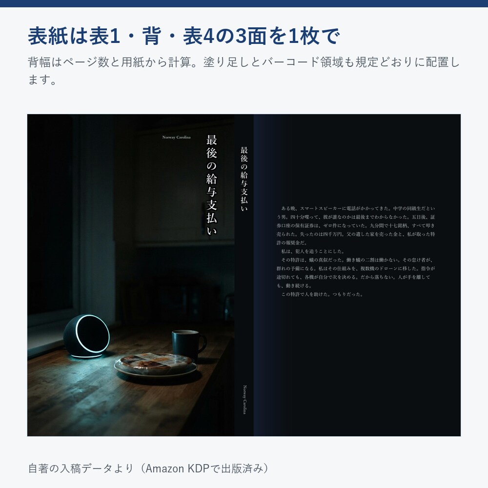 note記事をKindleと紙の本にします 縦書き対応／全文を機械で照合してから納品します イメージ3