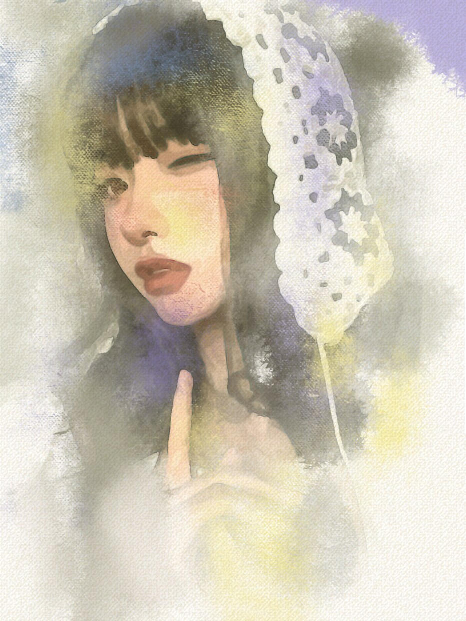 お祝い日、アイコンなどに写真から似顔絵作ります 写真をリアルでおしゃれな水彩画似顔絵風に加工します イメージ3