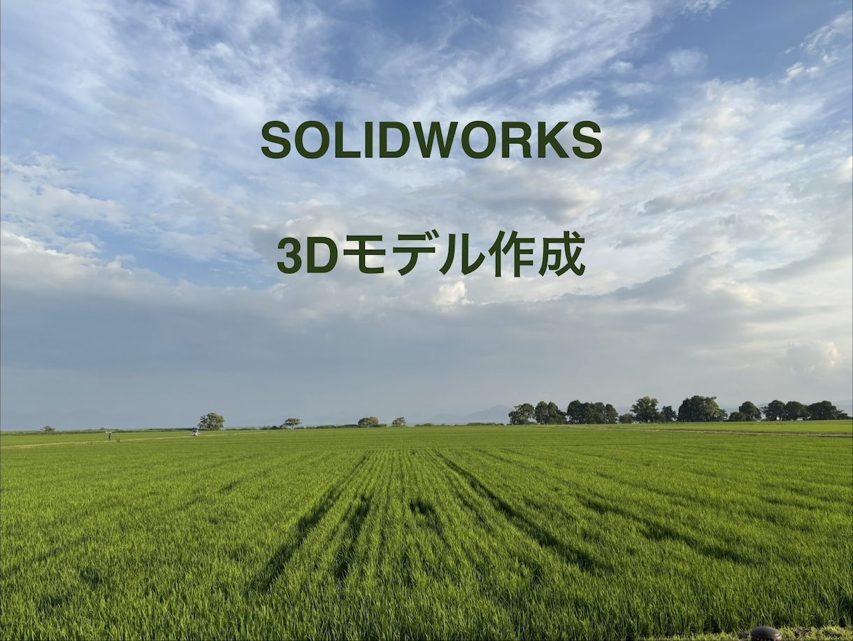 SOLIDWORKS で 3Dモデル 作成します 多数企業のモデル編集経験あり！ イメージ1