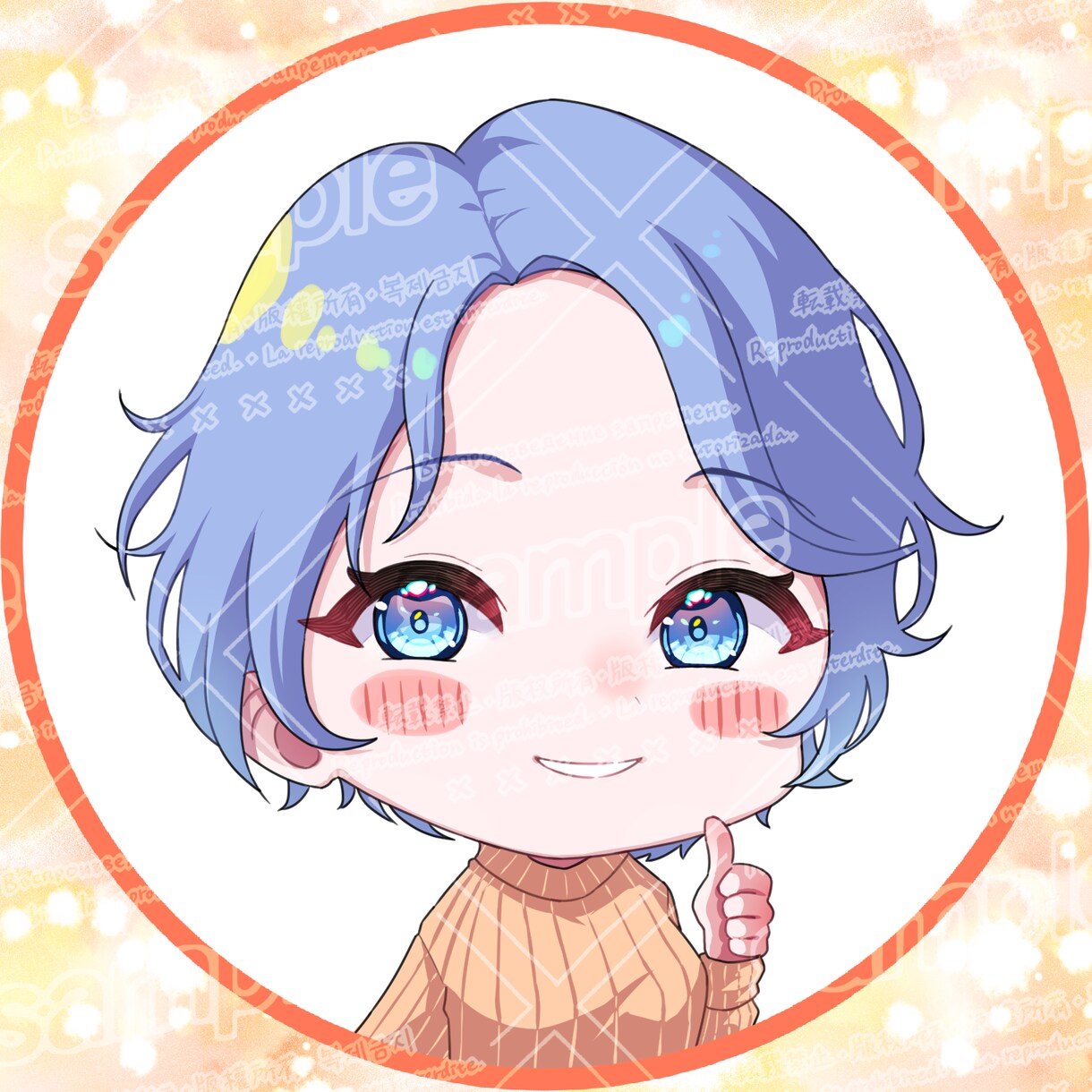 可愛くて目を惹くアイコンを描かせて頂きます スムーズなお取引！最短3日で納品可能！ イメージ8