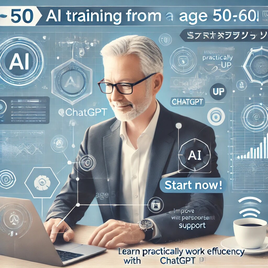 50代からのAI活用をやさしくサポートします ミドルシニア必見！あなたの業務に合わせたAI活用法をサポート イメージ1
