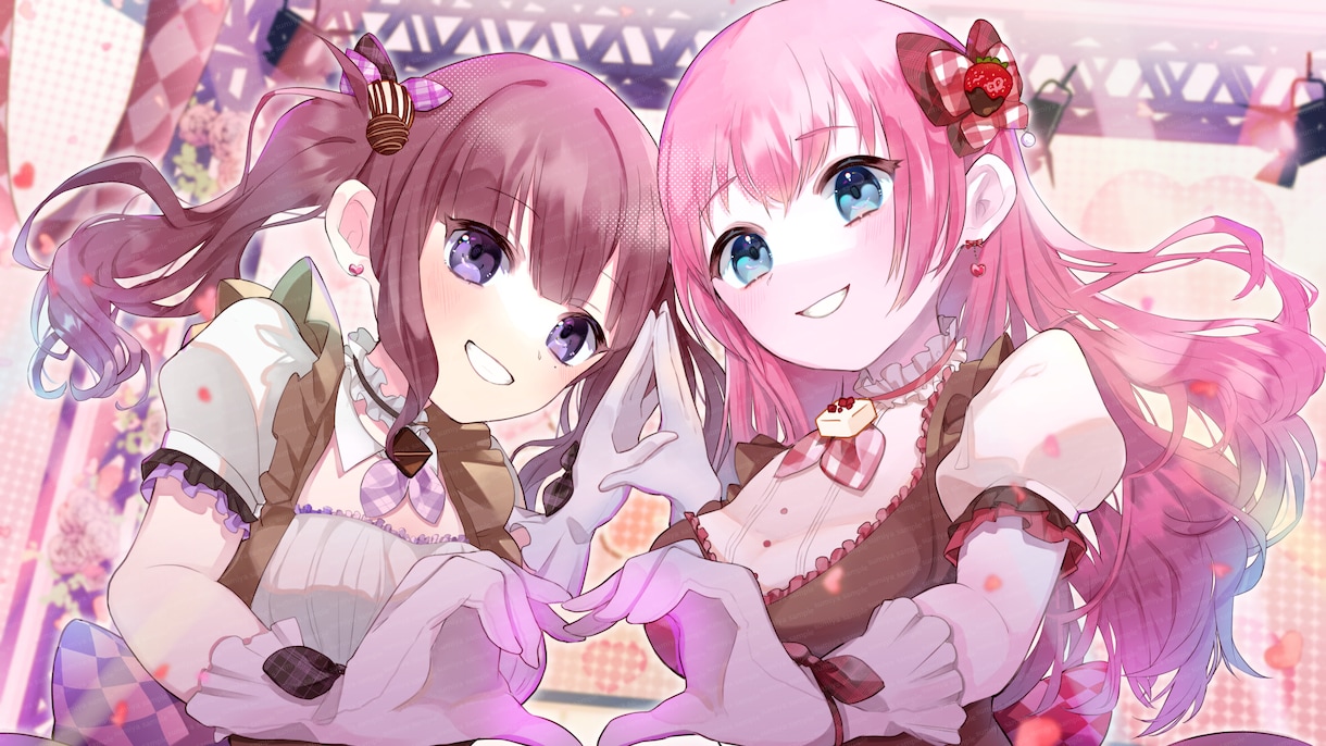 商用利用可！かわいい女の子イラスト作成します アイコングッズ動画サムネ立ち絵作成なんでもOKです！ イメージ4