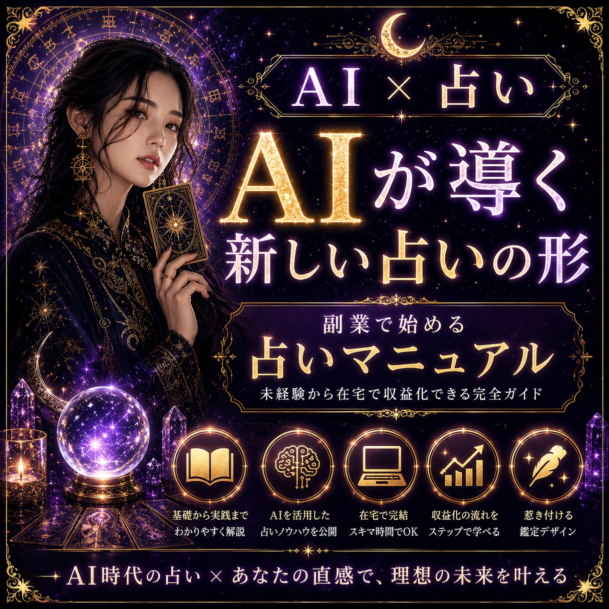 特別価格！5名限定！AI×占いのやり方教えます 顔出し不要で始める新時代の収益化ガイド！初心者×副業歓迎！！ イメージ1