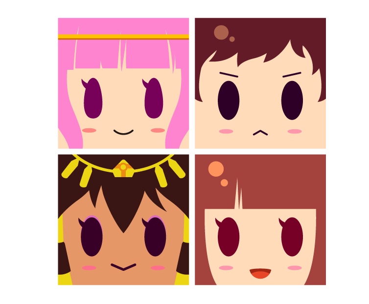SNS用のかわいいアイコンを制作します 貴方の好きなキャラクターをアイコン化します イメージ2