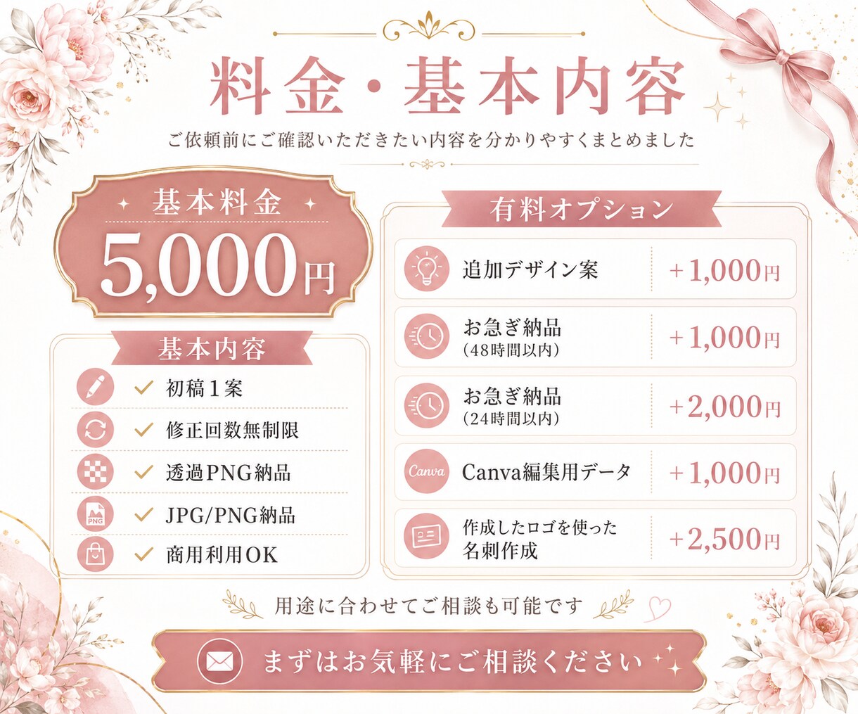現役デザイナーが女性向け上品なロゴ制作します あなたのブランドに合う世界観を丁寧にデザインします イメージ8