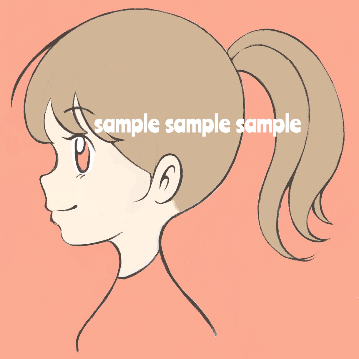 あなたの理想のかわいい女の子イラスト描きます 自分だけのＳＮＳアイコンで個性を出そう！ イメージ3