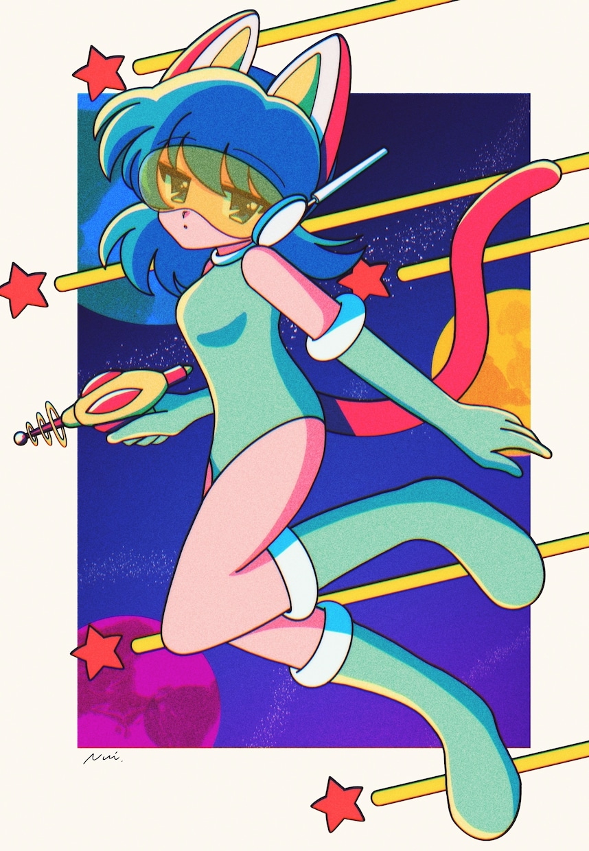 レトロなイラスト描きます オリジナルMV/グッズ/SNSアイコン　など イメージ2