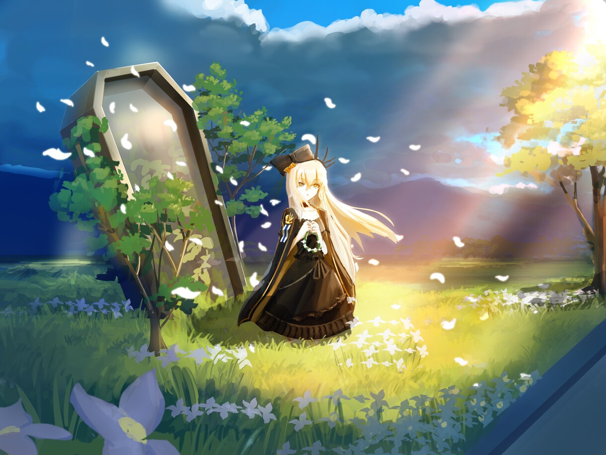 一枚絵描きます キャラクターと背景で魅せるイラストをご制作致します。 イメージ7