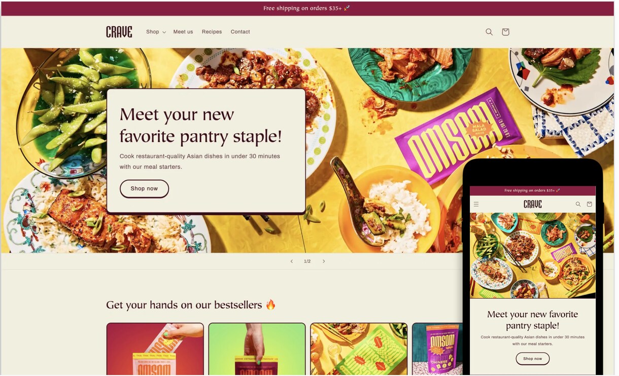 オンラインショップのデザイン変更します Shopifyで制作したサイトのデザイン変更を行います イメージ8