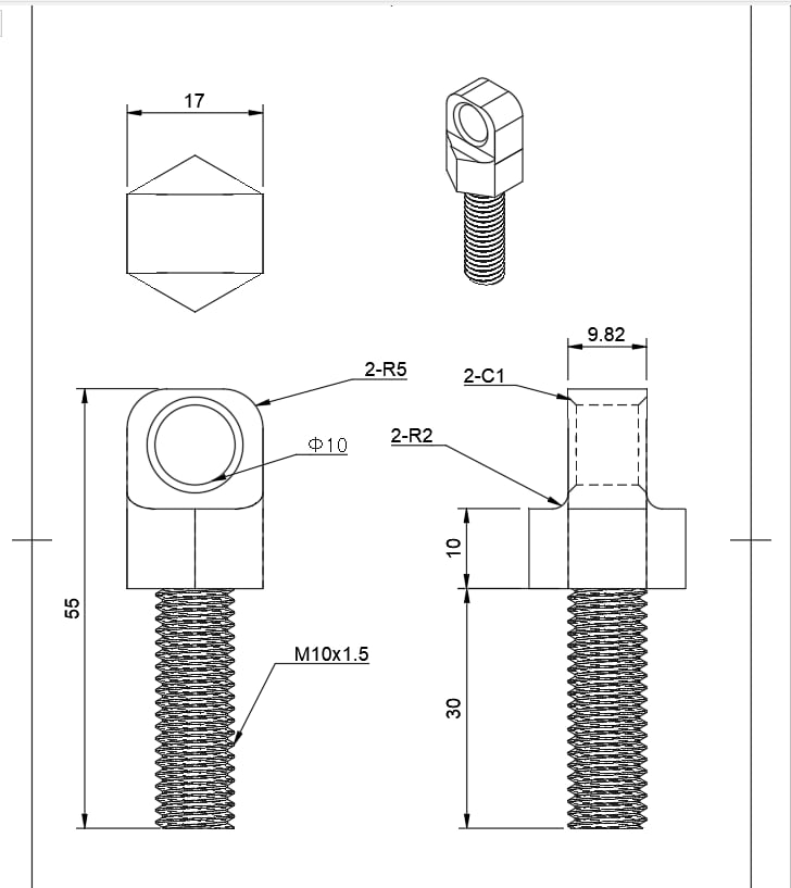 図面から3Dデーターを作ります (個人向け)　治具等を図面から作成!stlファイルで渡します イメージ2