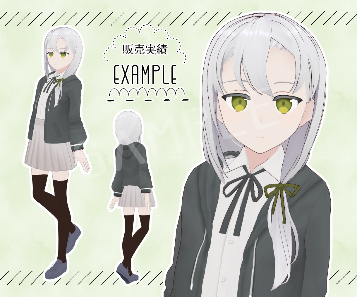 3Dキャラクター（VRoid製）を制作いたします 「うちの子」をつくりませんか？オリジナルモデルをお届け！ イメージ8