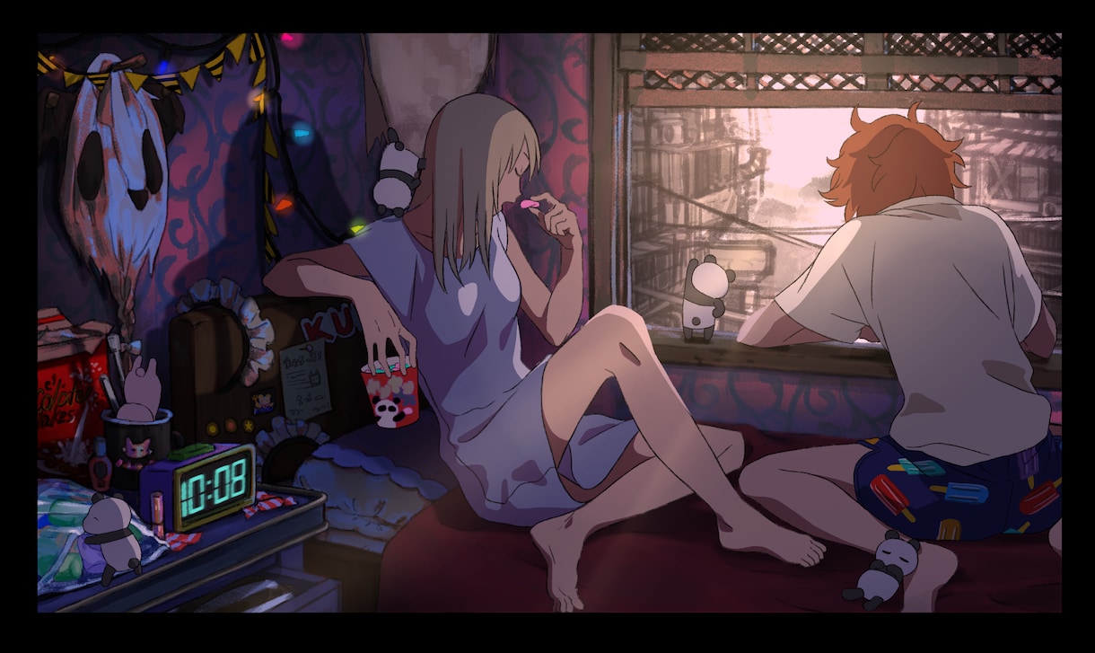 背景込みの一枚絵イラストを制作します 世界観を活かした密度の高い作品制作をします イメージ1
