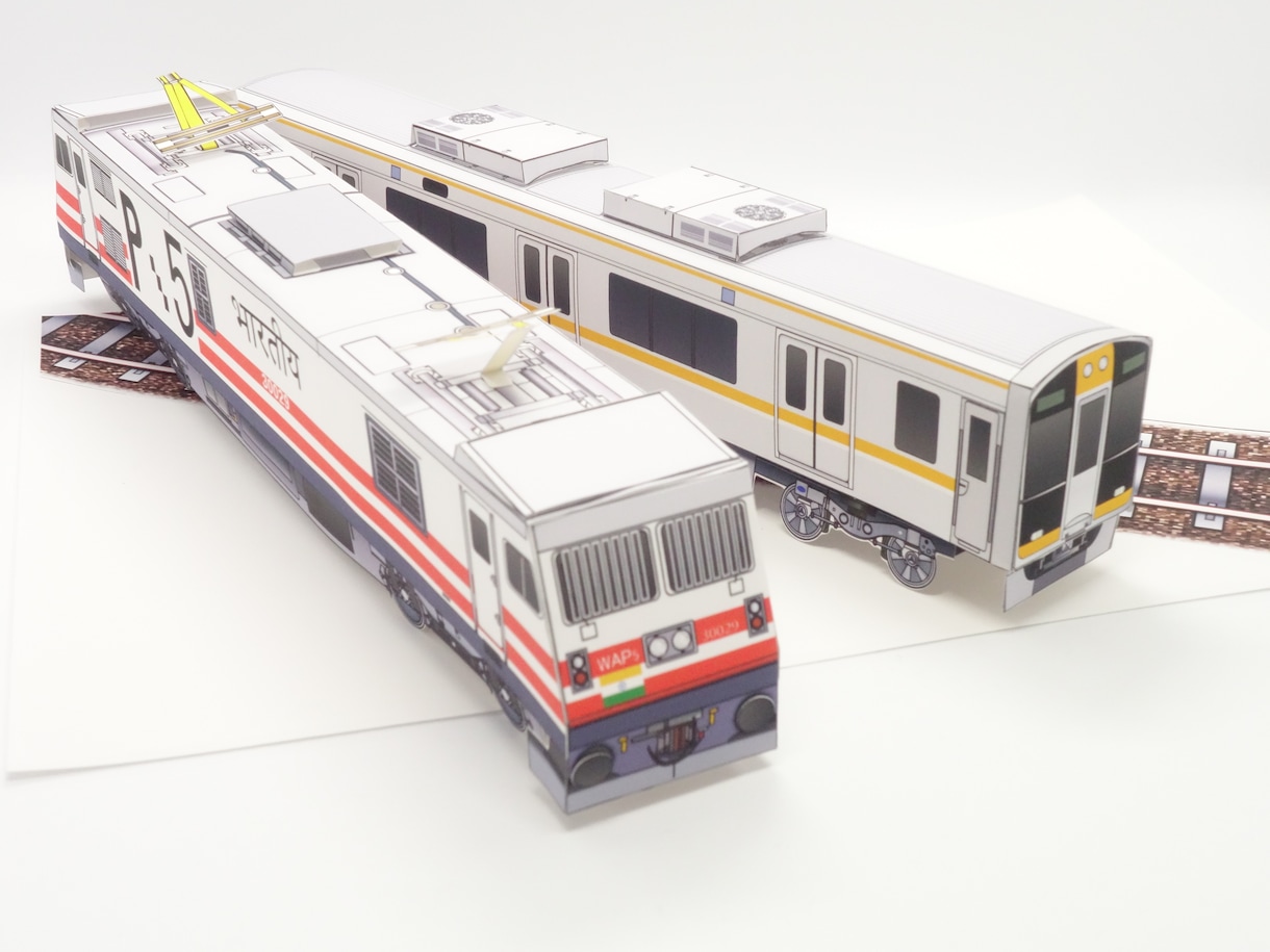 鉄道やバスのペーパークラフトを作ります 架空鉄道、オリジナルラッピングも。 イメージ2