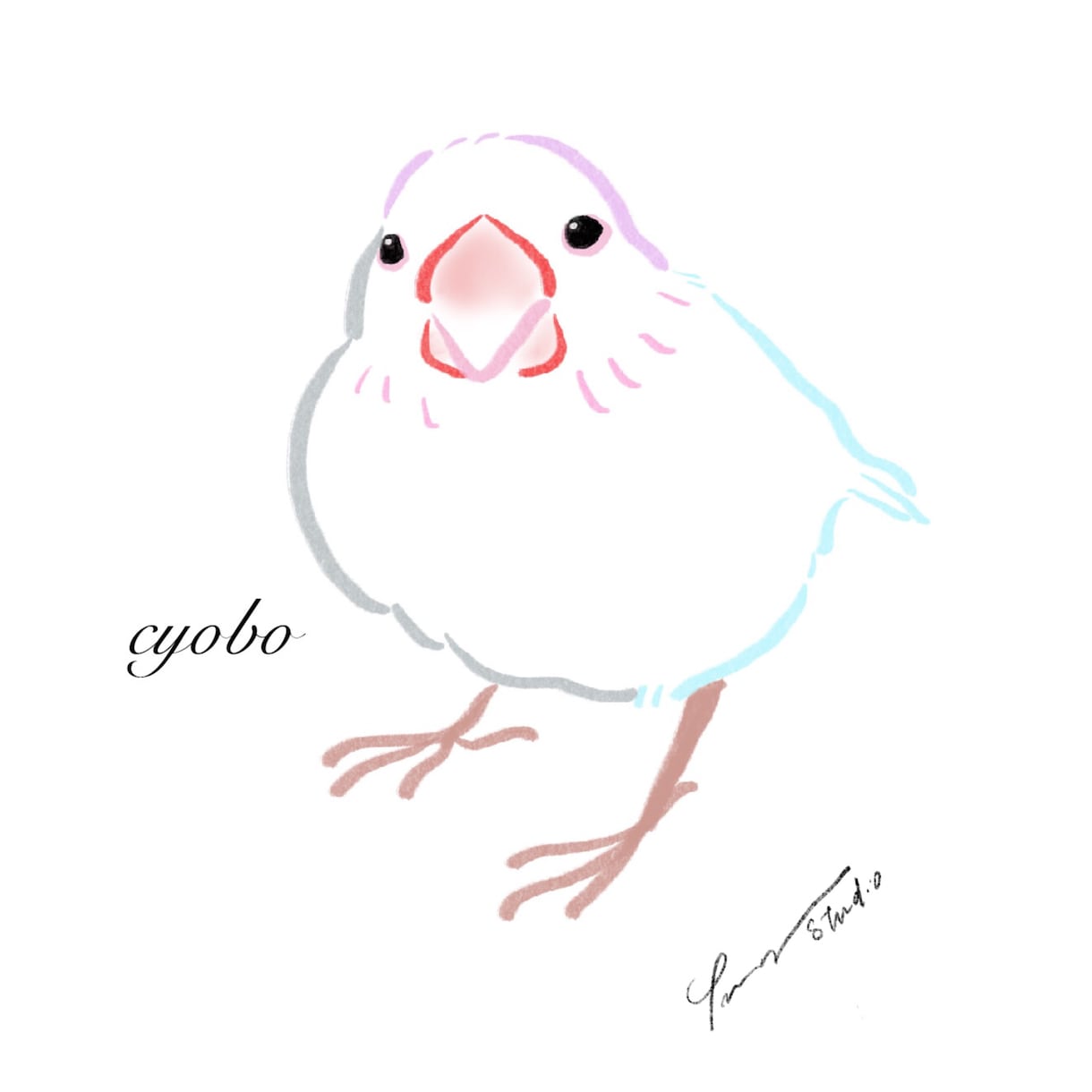カラフルなペット描いてます オリジナルうちの子イラストどうですか？ イメージ10