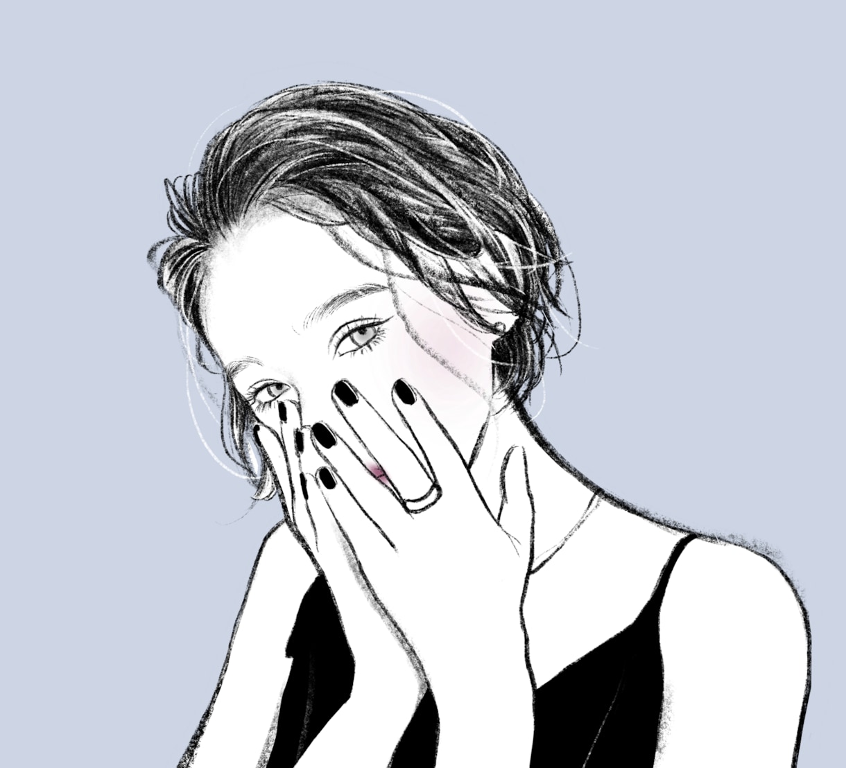 お写真を元に♪ おしゃれな似顔絵・アイコン描きます シンプルだけど目立つ！SNS・ビジネス・プレゼントなどに◎ イメージ3