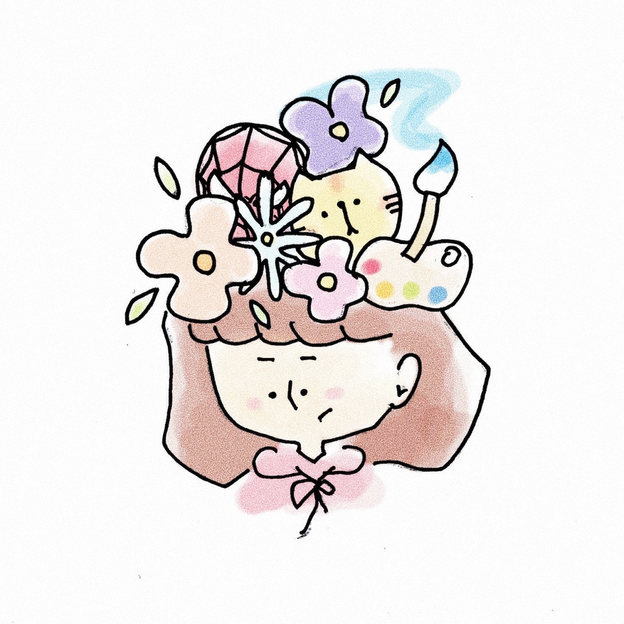 ゆる〜いアイコン描きます ゆるっとしたイラストを描きます♩ イメージ5