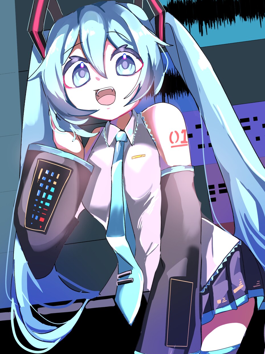アニメ塗りの1枚絵イラストを制作します かわいい女の子、男の子のキャラクターの1枚絵を制作します。 イメージ2