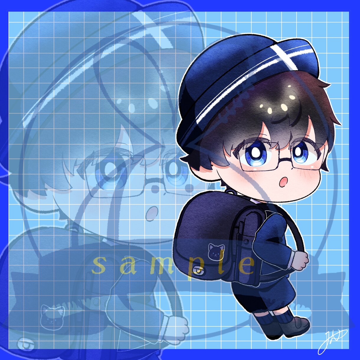 配信・SNSで使える！ぷっくりミニキャラ描きます ミニキャラ1体で配信もSNSも全部使える！ イメージ6