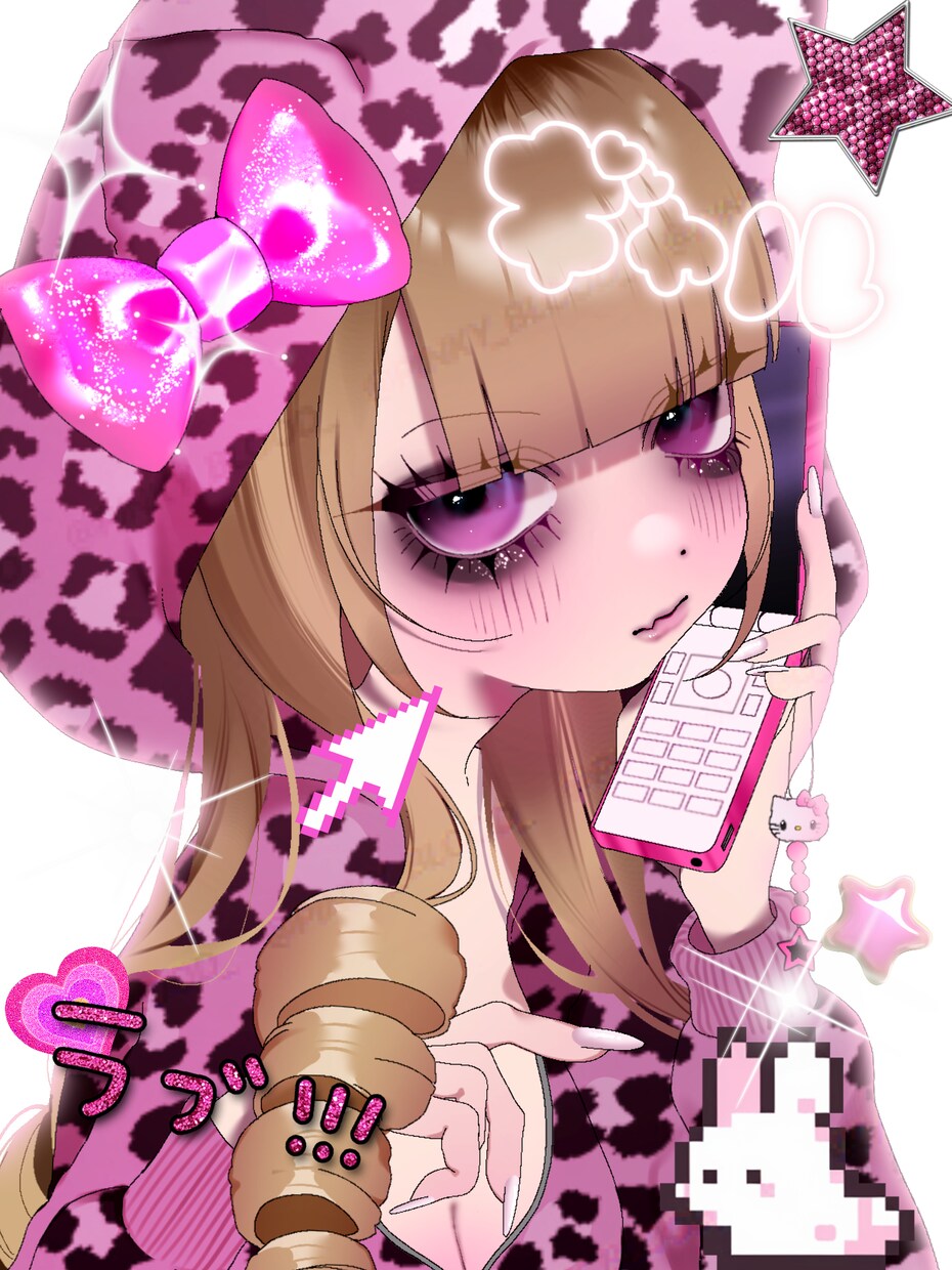 SNS活動者向けの、可愛いアイコン描きます キュルキュルもちもちの柔らかそうな女の子描きます！ イメージ2