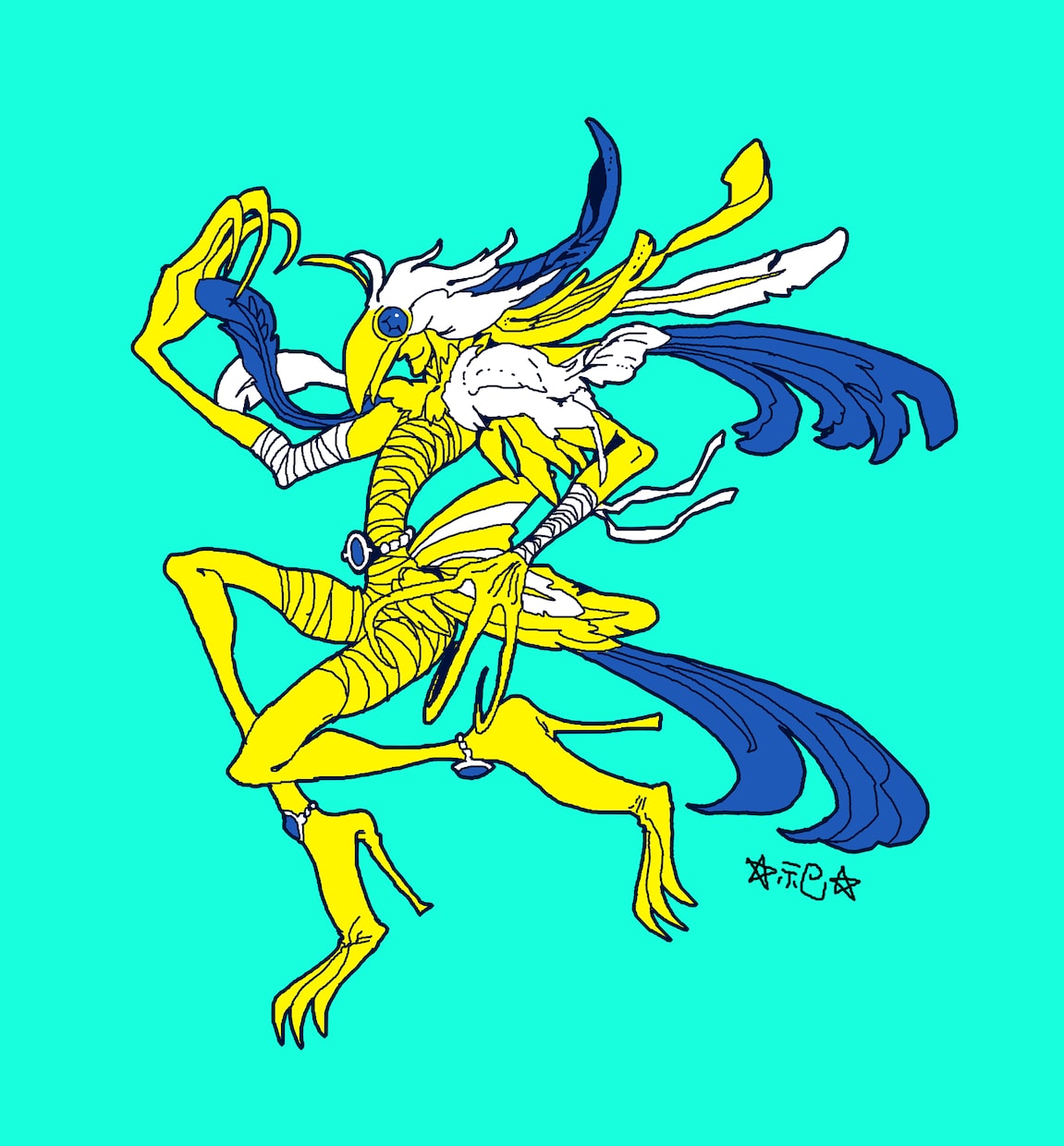 不思議世界観☆人外イラスト描きます 人外、獣人、ファンタジー世界！ イメージ8