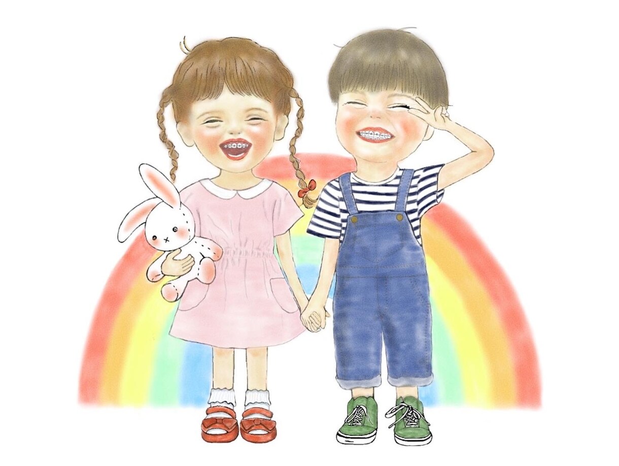 ポップでかわいい人物、動物イラスト描きます 用途に合わせてたオリジナルイラスト イメージ9