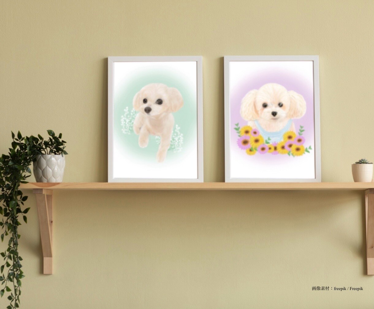 ふんわり優しいペット似顔絵を心を込めて描きます お写真をもとに、やさしい雰囲気で丁寧にお描きします イメージ4
