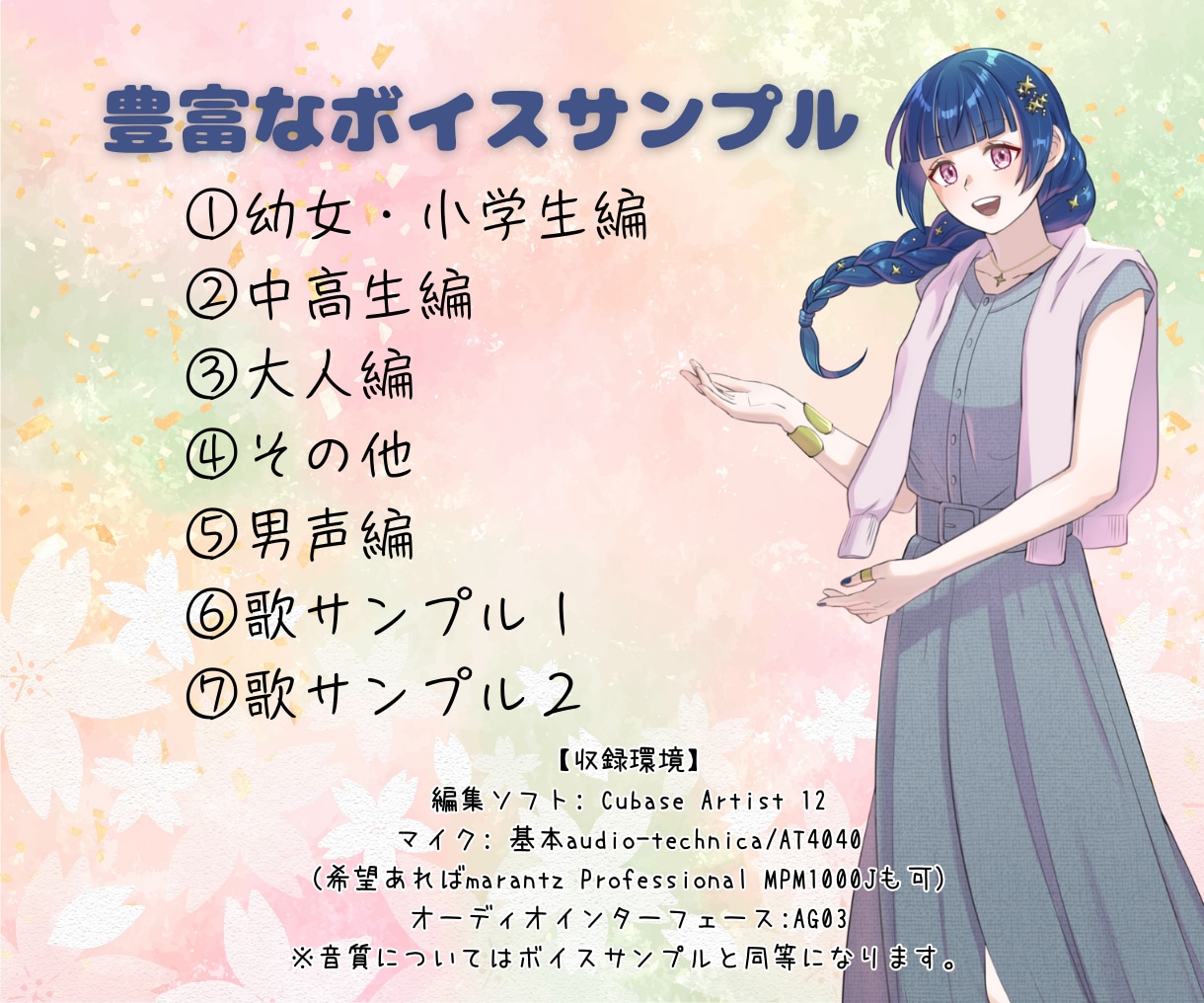 幼児、少年少女、高齢まで！多彩な声をお届けします 1人数役も可能！お求めのキャラクターボイスを提供致します。 イメージ2