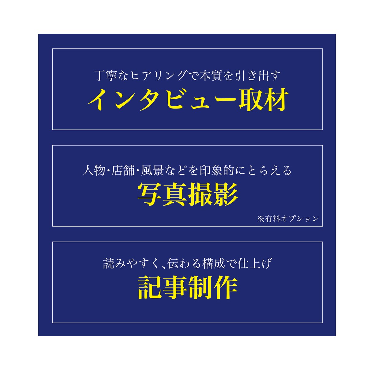 インタビュー＆記事制作｜写真撮影も対応します 企業・自治体向け｜プロ歴20年のライターが高品質記事を制作 イメージ2