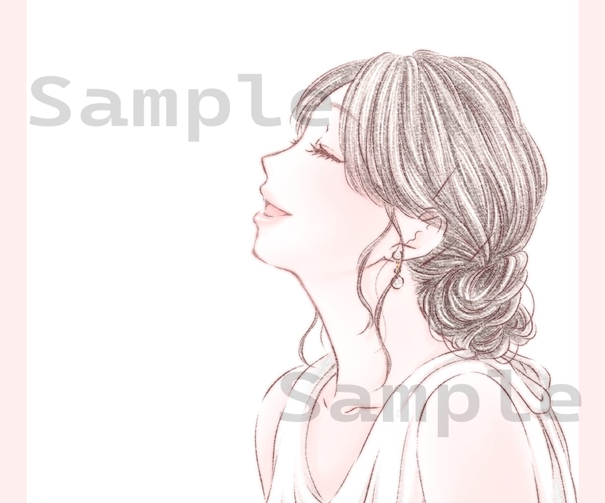 ふわっとやさしい好印象アイコンイラストお描きします 女性に人気♪SNSやブログ等におすすめです！ イメージ4