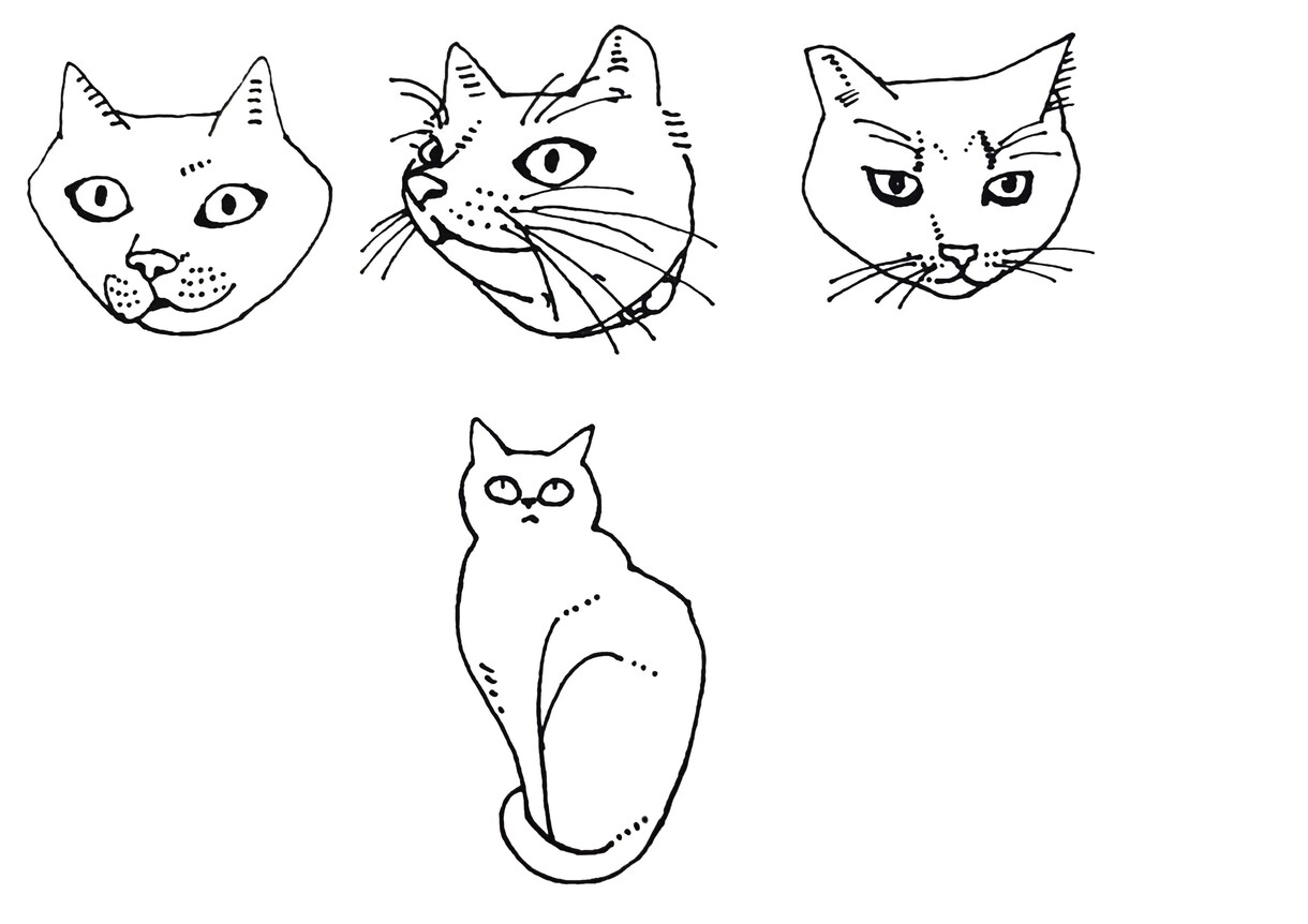 可愛くて面白いイラスト描きます ねこ、女の子、うさぎなどキャッチーなモチーフを描きます イメージ6