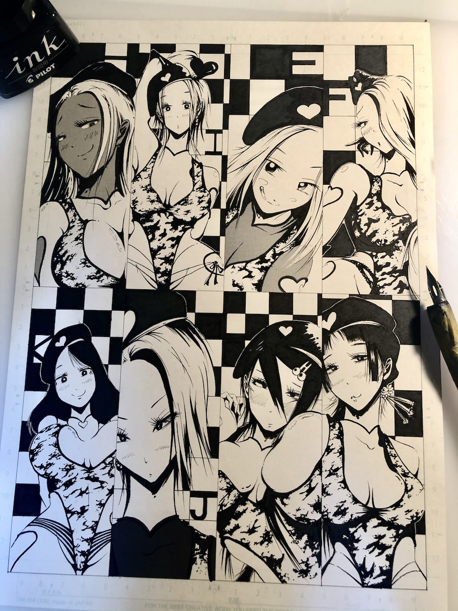 可愛い女の子・ヒロイン描かせていただきます 唯一無二のアナログ原稿にして原画を納品します！データ化あり！ イメージ4