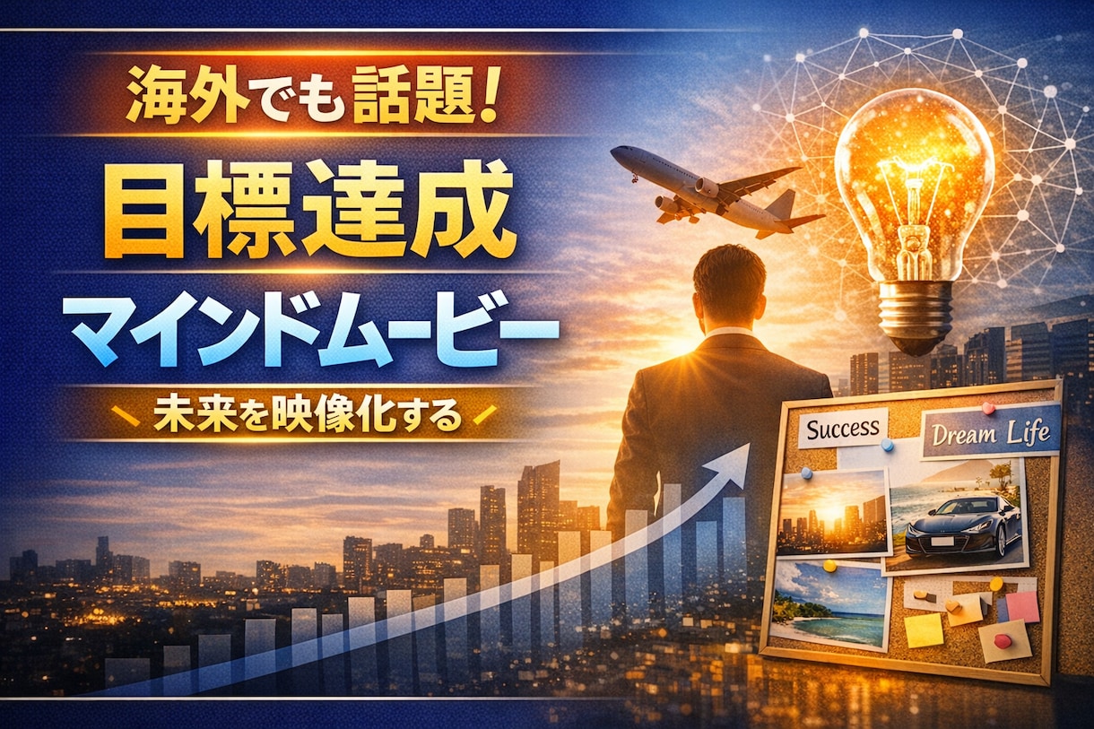目標達成のためのマインドムービー制作作ります 目標達成のために海外で活用されてるマインドムービーを制作 イメージ1